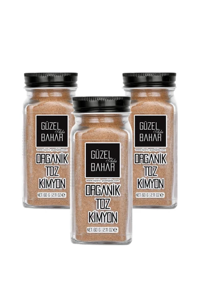 Güzel Ada Gıda Organik Kimyon 3x60 gr ürün görseli 1