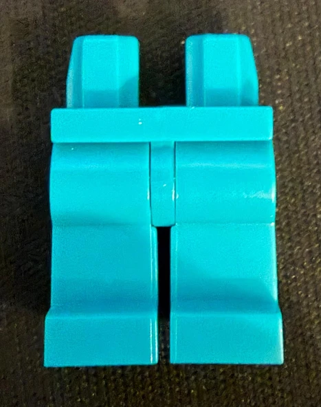 Lego Minifigure Decorated Legs 970c00 Dark Turquoise - Resim 2