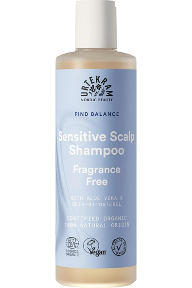 Urtekram Sensitive Scalp Shampoo 250 ml ürün görseli 1