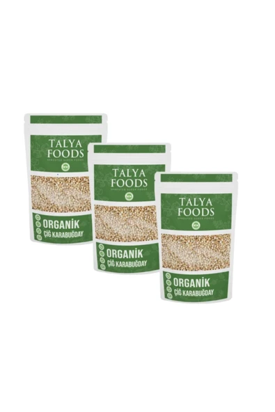 TALYA FOODS Glutensiz Çiğ Karabuğday Tane 3 X 500 G Avantaj Seti ürün görseli 1