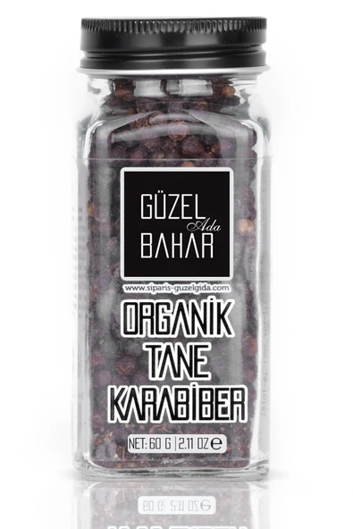 Güzel Ada Gıda Organik Tane Karabiber 60 Gr ürün görseli 1