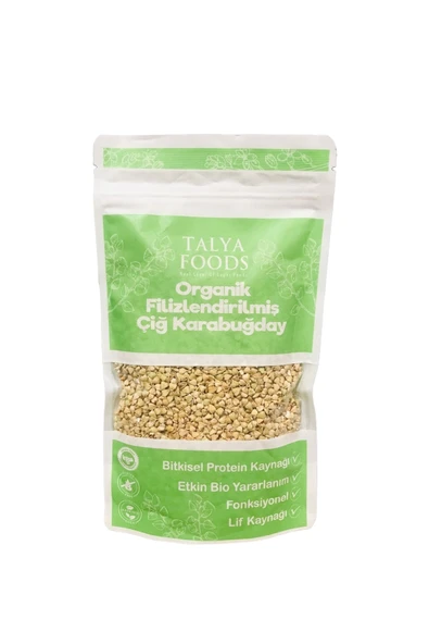 TALYA FOODS Filizlendirilmiş Çiğ Karabuğday Tane 200 Gr ürün görseli 1