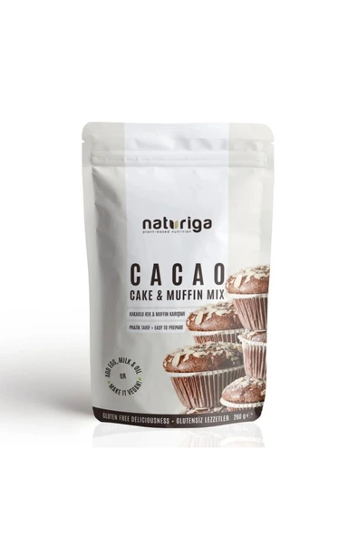 Naturiga Glutensiz Kek Karışımı ( Kakaolu) 260 gr ürün görseli 1