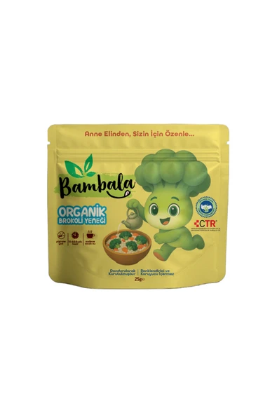 Bambala 10 Dakika - Organik Brokoli Yemeği 25g Dondurularak kurutulmuş ürün görseli 1