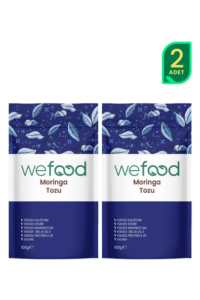 Wefood Moringa Tozu 100 gr 2'li ürün görseli 1