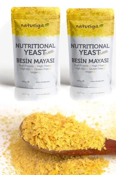 Naturiga Besin Mayası Nutritional Yeast 2 Adet 100gr 2x100gr ürün görseli 1