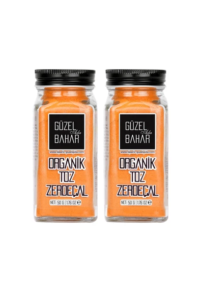 Güzel Ada Gıda Organik Toz Zerdeçal 2x50 gr ürün görseli 1