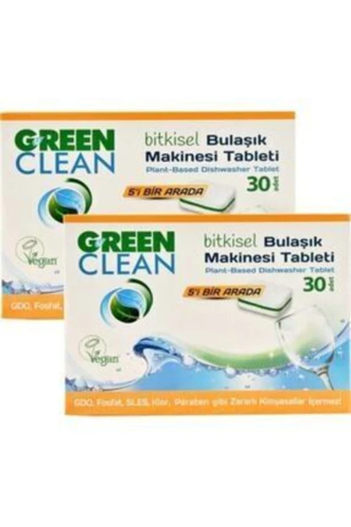 U Green Clean Green Clean Bitkisel Tablet 30x2 Adet ürün görseli 1