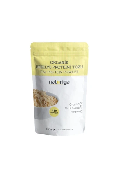 Naturiga Organik Bezelye Proteini Tozu 250 gr ürün görseli 1