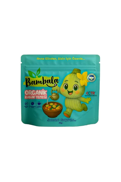 Bambala 10 Dakika - Organik Kabak Yemeği 25g Dondurularak kurutulmuş ürün görseli 1