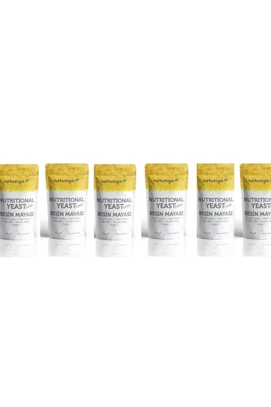Naturiga Organik 6 lı Naturiga Besin Mayası - Nutritional Yeast (besin Mayası) 100 Gr X 6 Adet ürün görseli 1