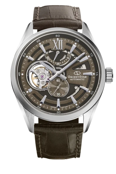 Orient Star RE-AV0139Y00B Kurmalı Otomatik Deri Kordon Gri Safir Cam 10 ATM 41 mm Erkek Kol Saati ürün görseli 1