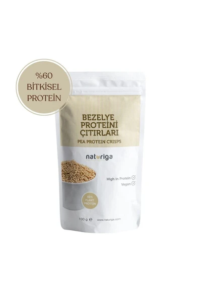 Naturiga Bezelye Proteini Çıtırları 100gr ürün görseli 1