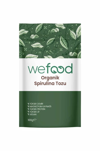 Wefood Organik Spirulina Tozu 100 gr ürün görseli 1