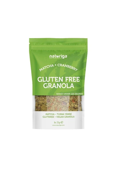 Naturiga Glutensiz Matcha ve Goji Granola 250gr ürün görseli 1