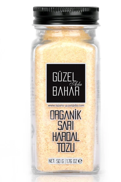 Güzel Organik Sarı Hardal Tozu 50 gr ürün görseli 1