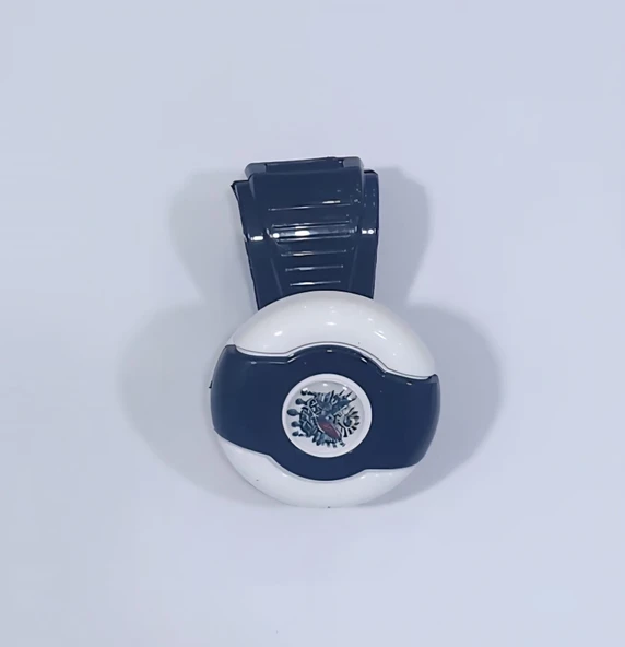 Beyaz-Siyah Dönebilen Vites Topuzu Tuğra Stickerlı ürün görseli 1