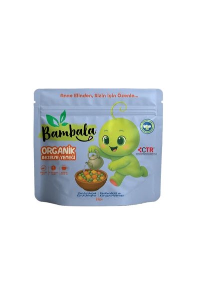 Bambala 10 Dakika - Organik Bezelye Yemeği 25g -Dondurularak kurutulmuş ürün görseli 1