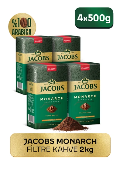 Monarch Filtre Kahve 2 X 500 gr (2'li Set) 2 Kg ürün görseli 1