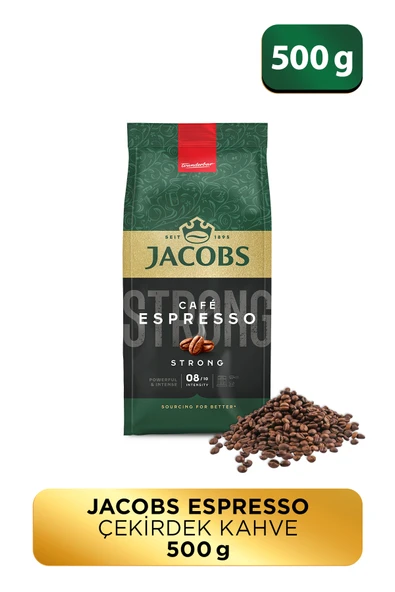 Jacobs Café Espresso Çekirdek Kahve 500 Gram ürün görseli 1