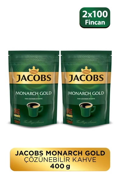 Jacobs Monarch Gold Granül Kahve 200 gram x 2 Adet ürün görseli 1