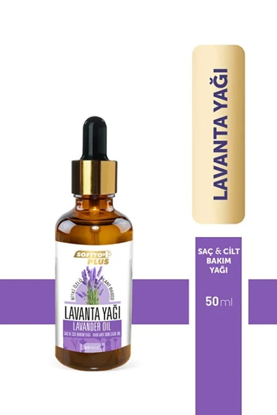 SOFTTO PLUS LAVANTA SAÇ VE CİLT BAKIM YAĞI 50 ML ürün görseli 1