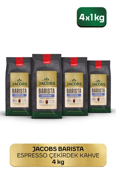 Barista Editions Çekirdek Kahve Espresso 1 Kg X 4 Paket ürün görseli 1