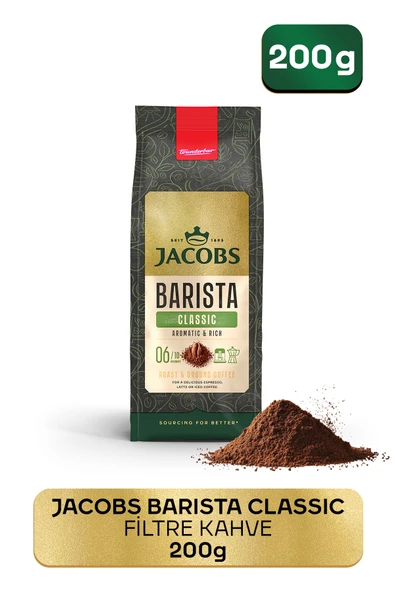 Jacobs Barista Classic Filtre Kahve 200gr ürün görseli 1