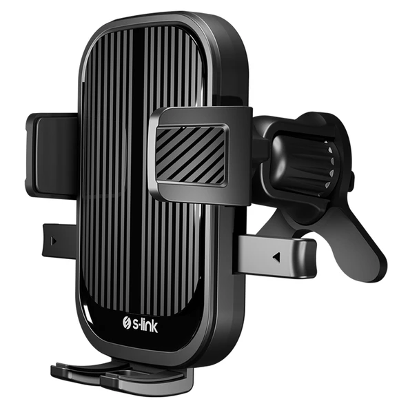 S-Link Sl-At84 Universal Ayarlanabilir Siyah Klima Izgara Üzeri Araç Telefon Tutucu ürün görseli 1