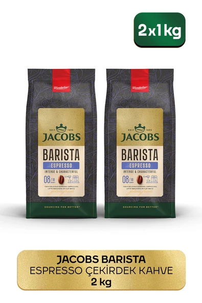 Jacobs Barista Editions Çekirdek Kahve Espresso  (1 kg x 2) ürün görseli 1