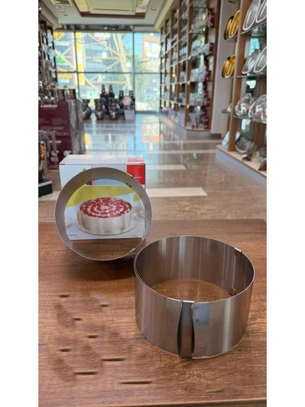 Cooker Çelik Kek Çemberi 16-30 cm ürün görseli 1