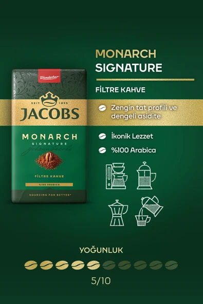 Monarch Filtre Kahve 2 X 250 Gr - Resim 2