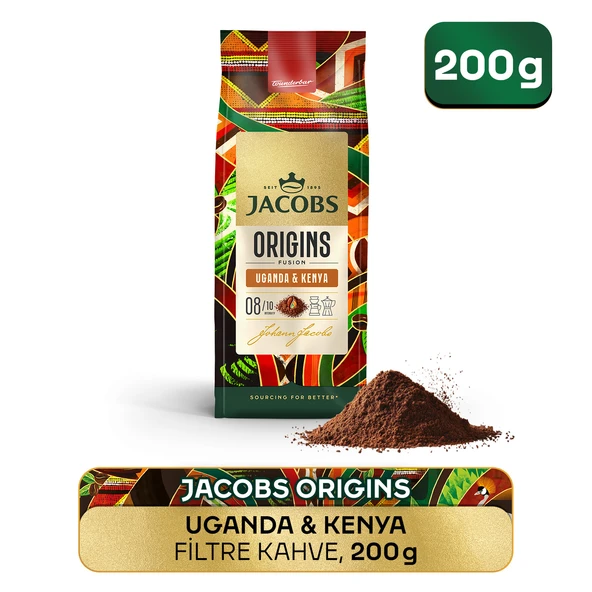 Jacobs Origins Uganda & Kenya Filtre Kahve 200gr ürün görseli 1