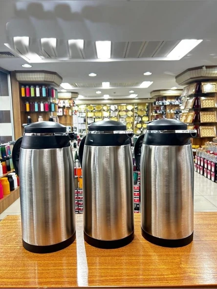 Cooker İçi Cam Çelik Termos 1.3 lt ürün görseli 1