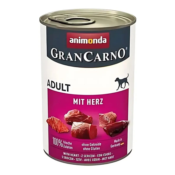 Animonda GranCarno Yürekli Yetişkin Köpek Konservesi 400Gr ürün görseli 1