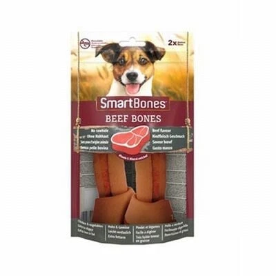 Smart Bones Sığır Etli Orta Irklar İçin Düğümlü Köpek Ödül Kemiği (2li) 158Gr ürün görseli 1
