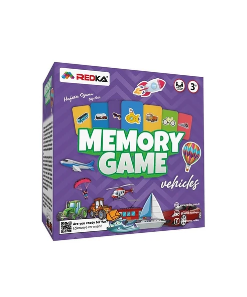 Redka Memory Game 56283 Taşıtlar ürün görseli 1