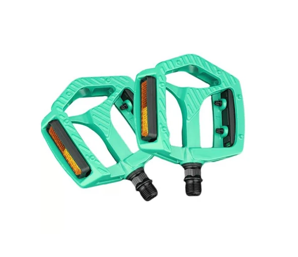 XBYC 1809 Bilyalı Bisiklet Pedalı MTB Alüminyum Alaşımlı Reflektörlü Pedal Cam Göbeği Renk ürün görseli 1