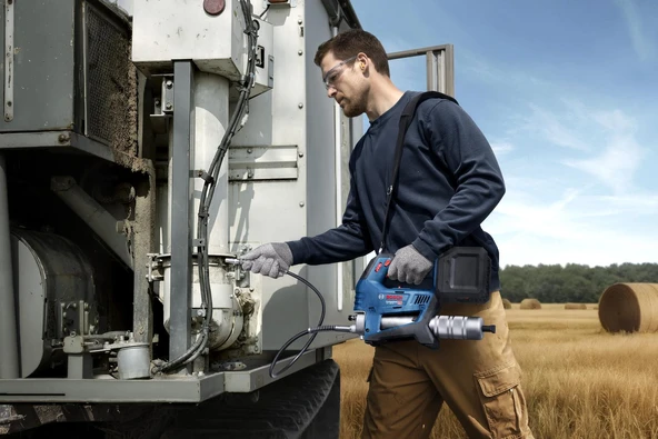 Bosch GFP 18V-10 2x8.0Ah Procore Çift Akülü Gres Tabancası - Resim 5