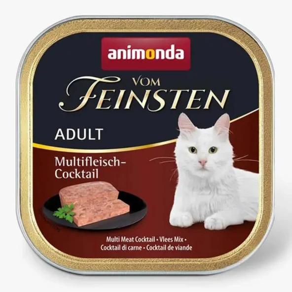 Animonda Vom Feinsten Karışık Etli Yetişkin Kedi Konservesi 100Gr ürün görseli 1