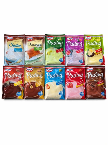 KARMA KARIŞIK PUDİNG 10 LU SET ürün görseli 1
