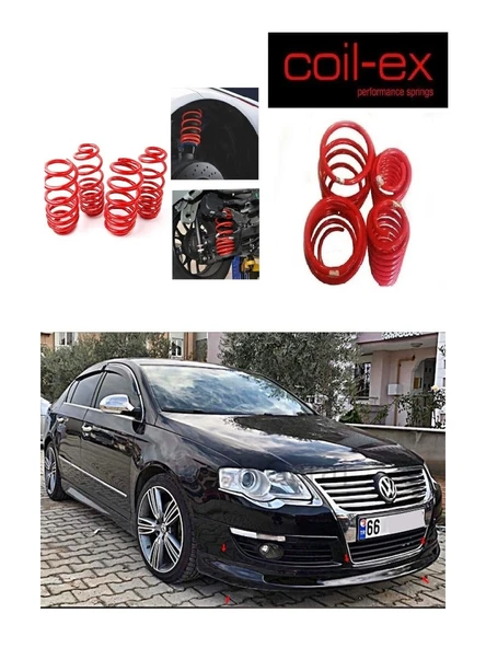 vw passat b6  2005.2010 coil-ex 4.cm spor helezon yay ürün görseli 1
