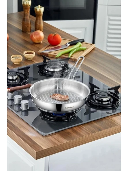 Cooker Lara Çelik Tava 24 cm ürün görseli 1