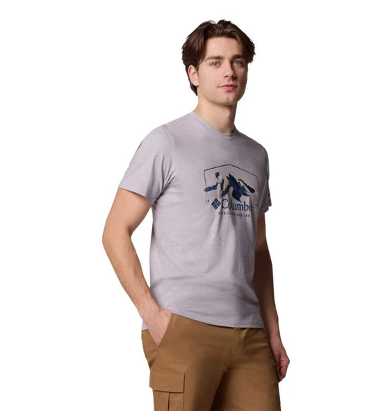 Columbia CSC M Brush With Nature SS Tee Erkek Kısa Kollu Tişört CS0411 ürün görseli 1