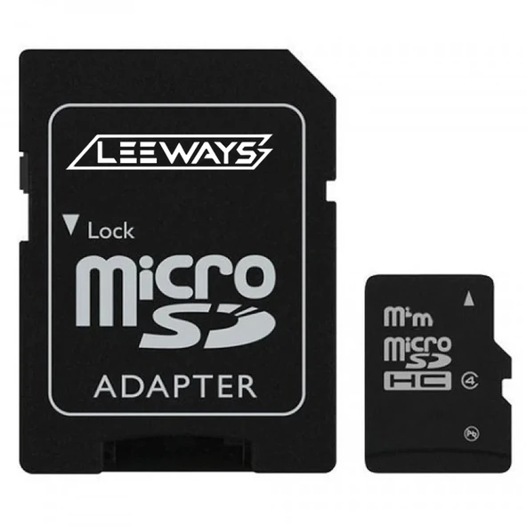 LEEWAYS 128GB Hafıza Kartı 100MB Okuma/Yazma Hızı Adaptörlü ürün görseli 1