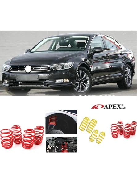 vw passat b8  2015.2019 apexi 4.cm spor helezon yay ürün görseli 1