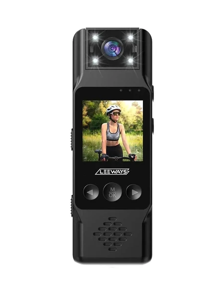 4K 1080p HD Mini Vücut-Yaka Kamerası Aksiyon Kamerası ürün görseli 1