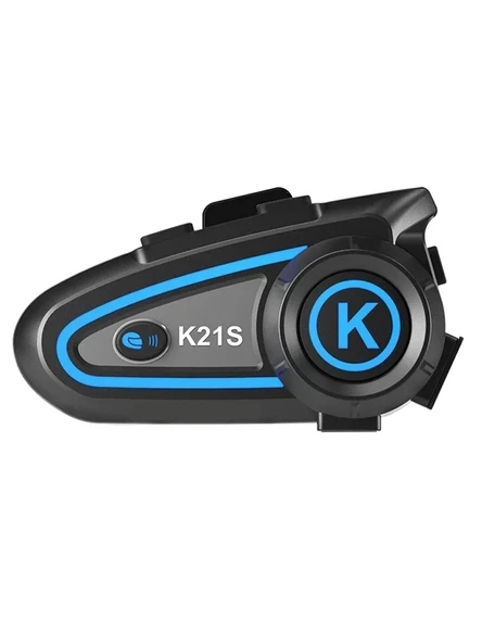 2 Kişi Eşleşmeli K21S Motosiklet Soft Kask interkom 2 kişi eşleşme 1000m ürün görseli 1