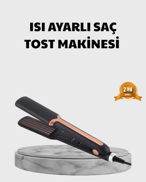 Tost Model Saç Şekillendirici Hızlı Isınan Isı Ayarlı ürün görseli 1
