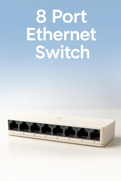 PIX -LINK LV-SW08 SWITCH ETHERNET 8 PORT 10/100MBPS - Resim 4